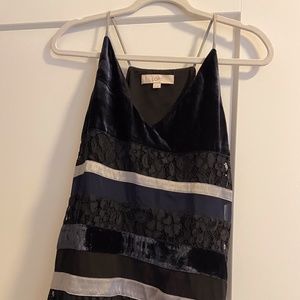 Loft Velvet Stripe Tank (M)